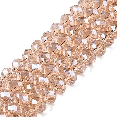 Electroplate Glass Beads Strands LS-EGLA-A044-T8mm-A20-1