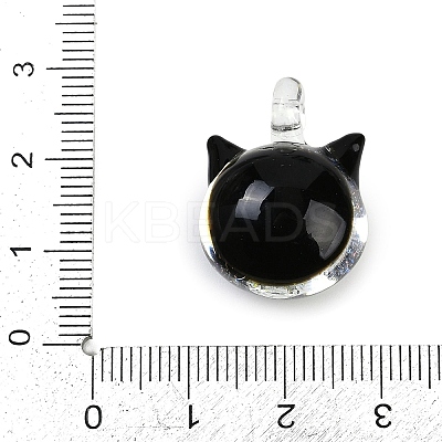 Handmade Lampwork Pendants LAMP-Q005-05A-01-1