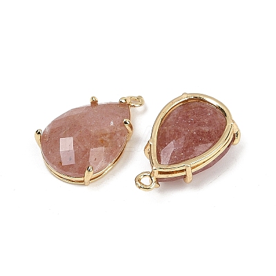 Natural Mixed Gemstone Faceted Pendants G-K347-05G-1
