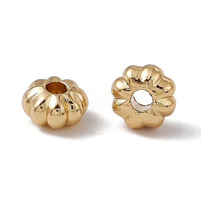 Rack Plating Brass Beads KK-C007-40G-1