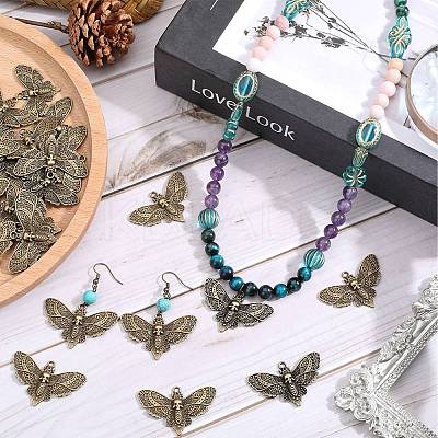 30Pcs Tibetan Style Alloy Pendants FIND-SC0006-91-1