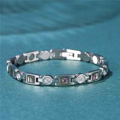 Stainless Steel Panther Chain Watch Band Bracelets JB661A-1