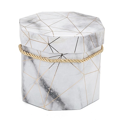 Valentine's Day Marble Texture Pattern Paper Gift Boxes CON-C005-02C-01-1