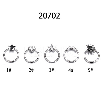 Halloween Stainless Steel Nose Rings WGADCDD-05-1