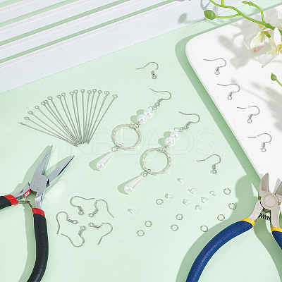 DIY Earring Making Finding Kit DIY-UN0005-35-1