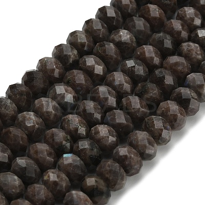 Natural Coffee Jasper Beads Strands G-Z111-A52-1