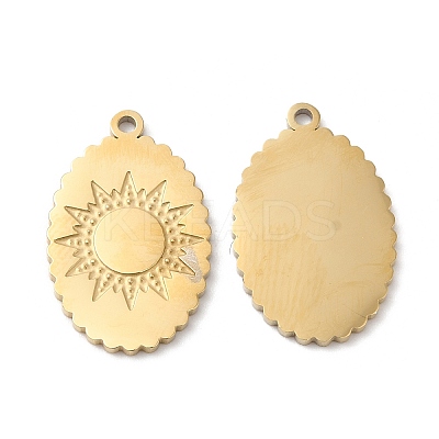 Ion Plating(IP) 316L Surgical Stainless Steel Pendants STAS-H213-61G-1