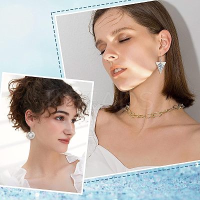 DIY Geometry Dangle Earring Making Kits FIND-CA0004-70-1