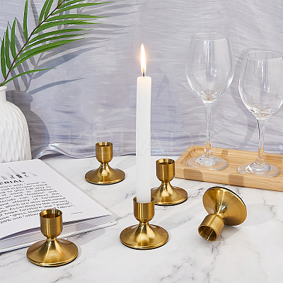 Iron Candle Holders FIND-WH0427-90C-1