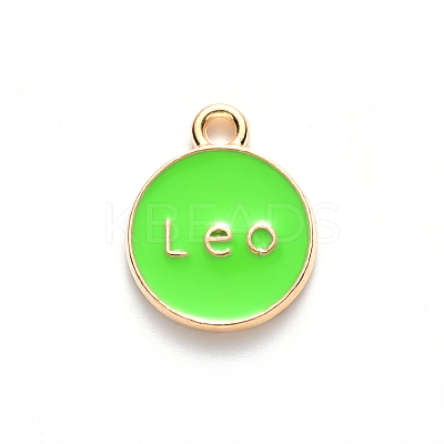Alloy Enamel Pendants LS-ENAM-S124-01B-06G-1