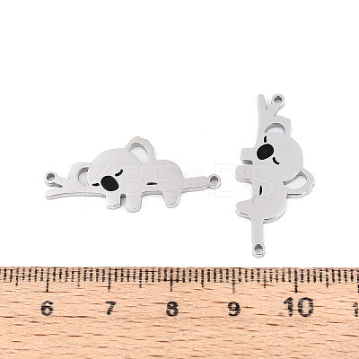 304 Stainless Steel Connector Charms STAS-T070-12P-1