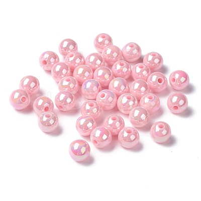 Opaque Acrylic Beads X-MACR-S370-D8mm-A01-1
