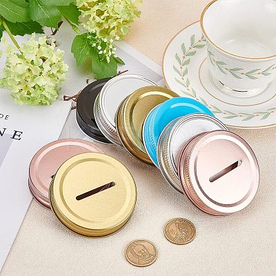 Tinplate Coin Slot Bank Lids FIND-FG0001-06-1