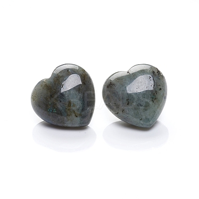 Natural Labradorite Heart Love Palm Worry Stone LS-G-I274-46E-1