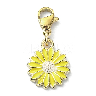 Alloy Enamel Pendant Decorations HJEW-JM01213-01-1