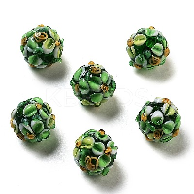 Handmade Lampwork Beads Strands LAMP-N021-015A-10-1