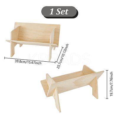 Woolen Jewelry Display Stands ODIS-WH0099-84-1