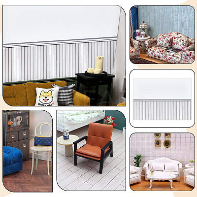 PVC Wallpaper Mini Model DIY-WH0671-396A-1