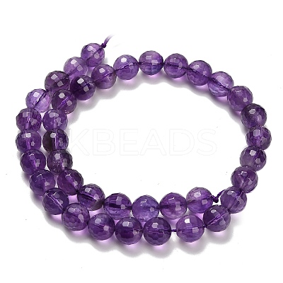 Natural Amethyst Beads Strands G-H329-D01-10mm-1