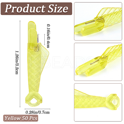 50Pcs Fish Shape Sewing Machine Needle Threaders DIY-CP0011-20A-1