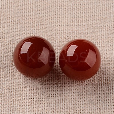 Natural Red Agate Round Ball Beads G-I174-16mm-06-1