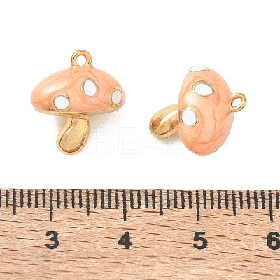 304 Stainless Steel Enamel Pendants STAS-Q119-23G-01-1