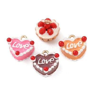 Alloy Enamel Pendants ENAM-F162-01-1