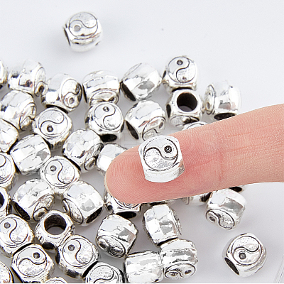 Tibetan Style Alloy European Beads FIND-DC0002-68-1