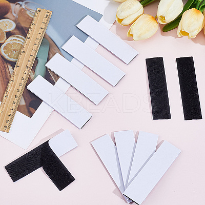 46Pairs Self-adhesive Nylon with Polyester Hook and Loop Tapes DIY-CY0003-66A-1