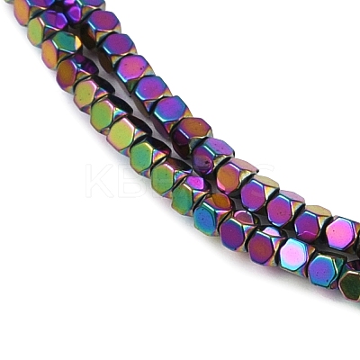 Electroplate Non-magnetic Synthetic Hematite Beads Strands G-I175-09I-1