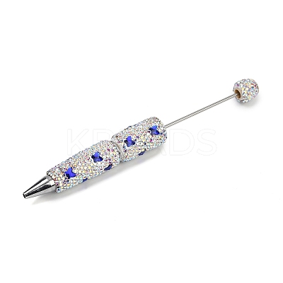Polymer Clay Rhinestones Ball-Point Pen OFST-D300-04P-D-1
