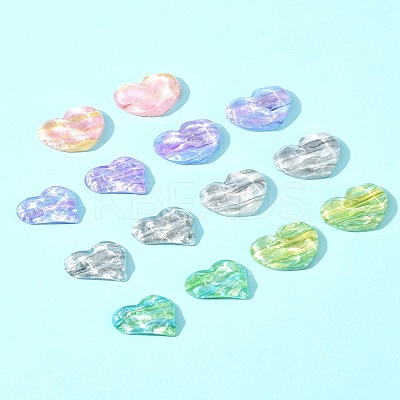 14Pcs 7 Styles Translucent Resin Decoden Cabochons CRES-FS0001-16-1