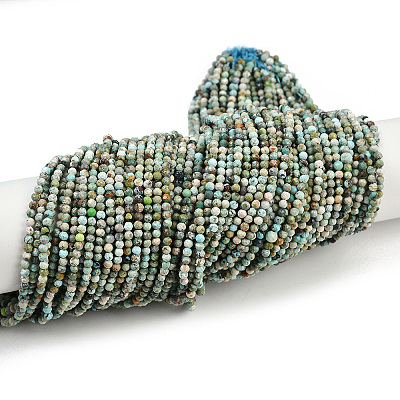 Natural HuBei Turquoise Beads Strands LS-G-L628-B02-3mm-01-1