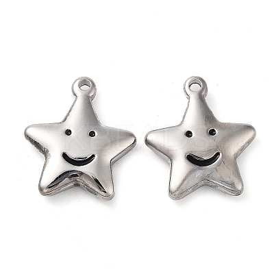 304 Stainless Steel Pendants STAS-L022-364P-1
