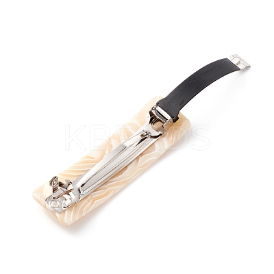 Cellulose Acetate(Resin) Hair Barrette X-PHAR-F012-02B-1