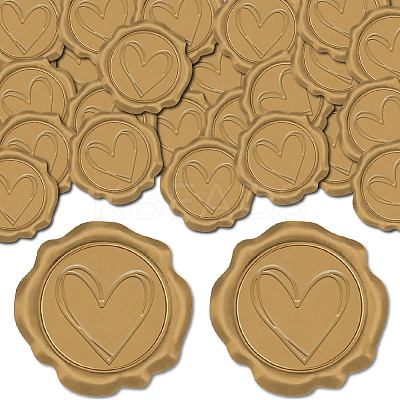 50Pcs Adhesive Wax Seal Stickers DIY-CP0010-84B-1