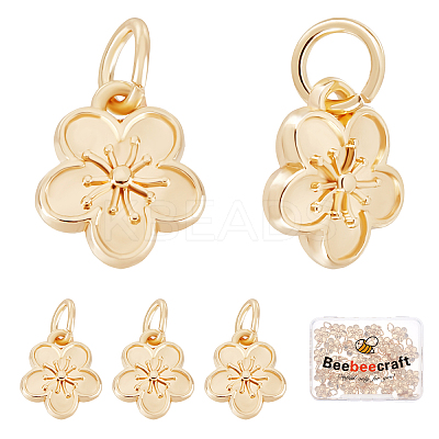 40Pcs Rack Plating Alloy Charms FIND-BBC0004-44-1