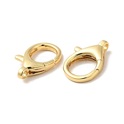 Brass Lobster Claw Clasps KK-J301-27G-1