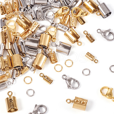 304 Stainless Steel Folding Crimp Ends STAS-TA0001-35-1