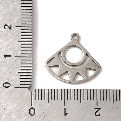 Non-Tarnish 201 Stainless Steel Pendants STAS-E211-04P-1
