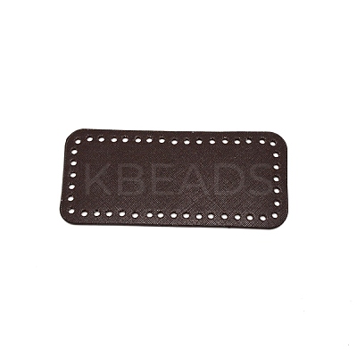 PU Leather Rectangle Bag Bottom PURS-WH0001-15D-1