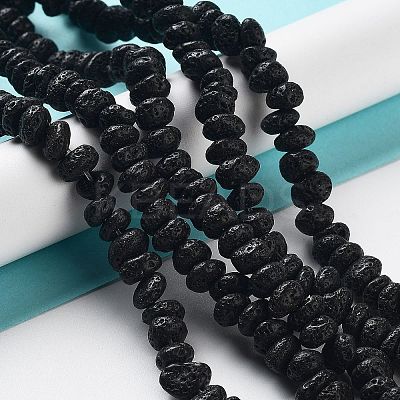 Natural Lava Rock Beads Strands G-D085-A01-01-1