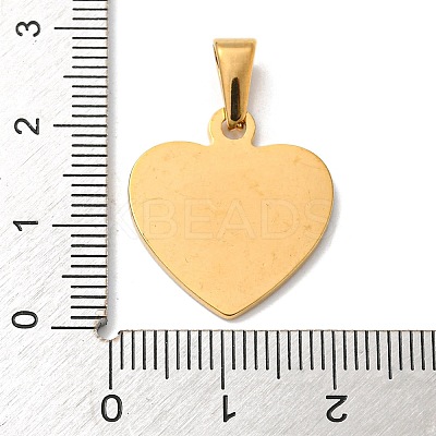 304 Stainless Steel Pendants STAS-I135-12G-B-1