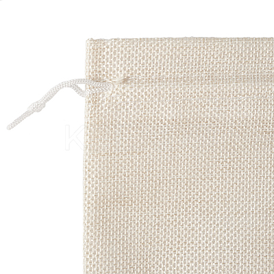 Burlap Packing Pouches Drawstring Bags ABAG-TA0001-14-1