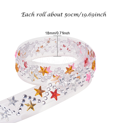 Decorative Self Adhesive Tape DIY Picture Stickers DIY-Q002-M-B-1