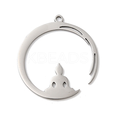 Non-Tarnish 201 Stainless Steel Pendants LS-STAS-B049-12P-1