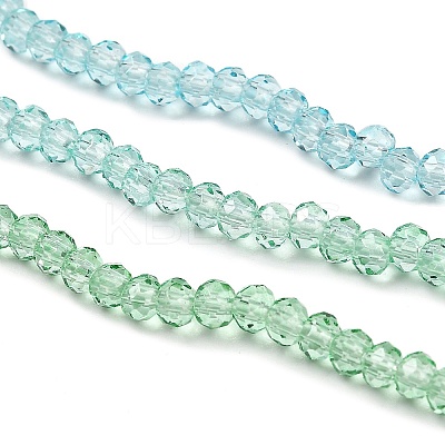 Transparent Painted Glass Beads Strands LS-DGLA-A034-T1mm-A16-1