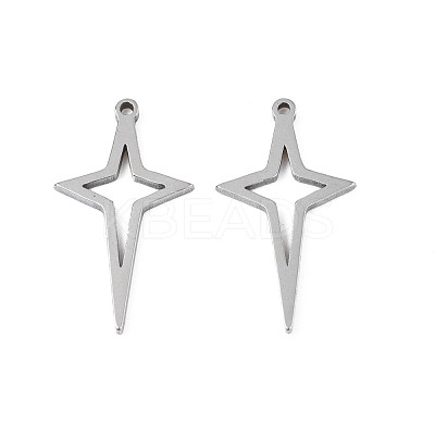 Non-Tarnish 304 Stainless Steel Pendants STAS-N095-099-1