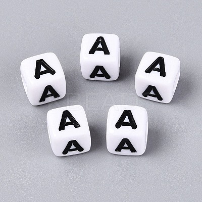 Opaque Acrylic Beads SACR-N020-04A-A-1