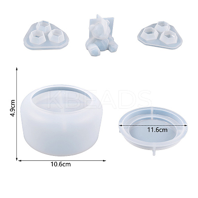 DIY Silicone Bear Storage Box Molds BEAR-PW0001-53A-1